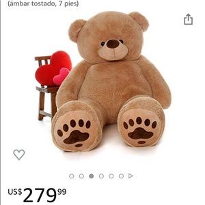 Big Teddy bear 7 feet/ Oso grande de Peluche 7 pies
